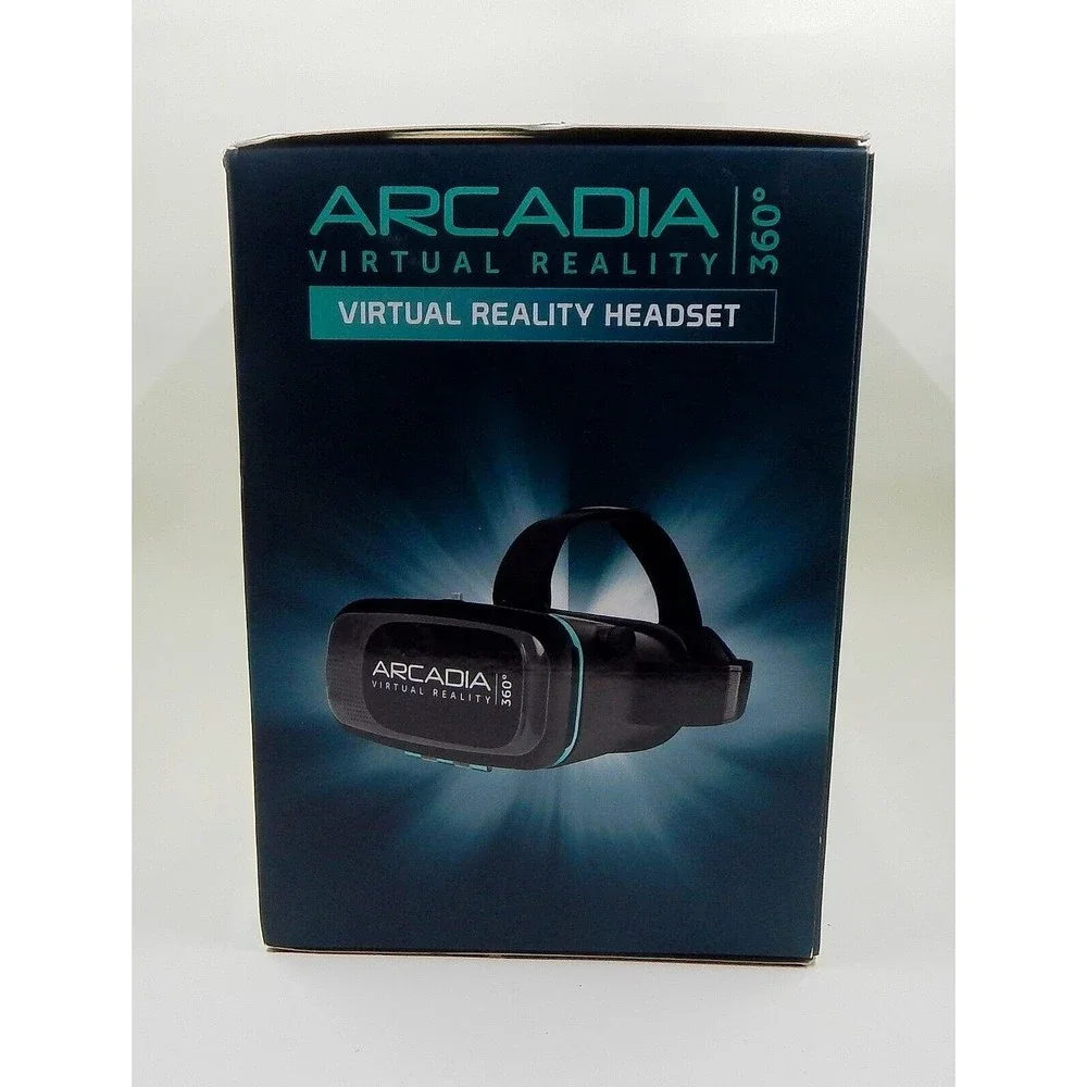 Virtual Reality Headset Arcadia 360 Smartphone VR Black